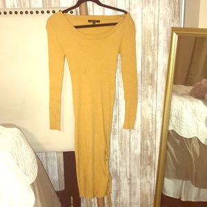 Mustard dress